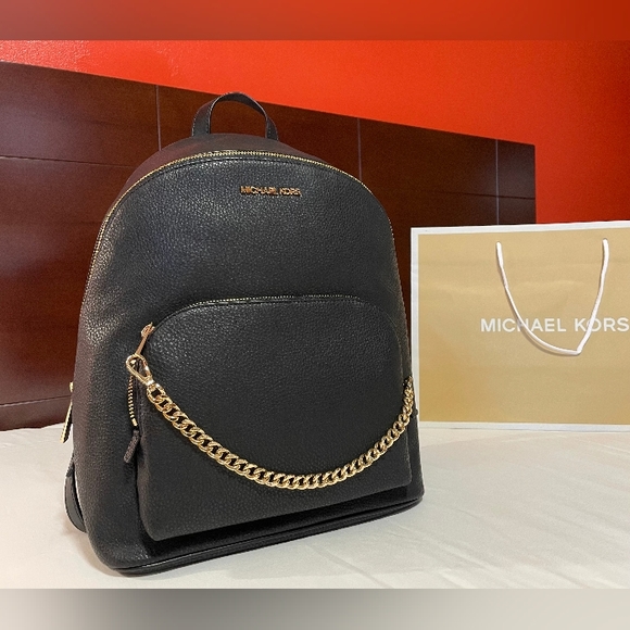 Michael Kors Handbags - $328 Michael Kors Jet Set MD Chain Backpack Handbag Designer MK Bag NWT